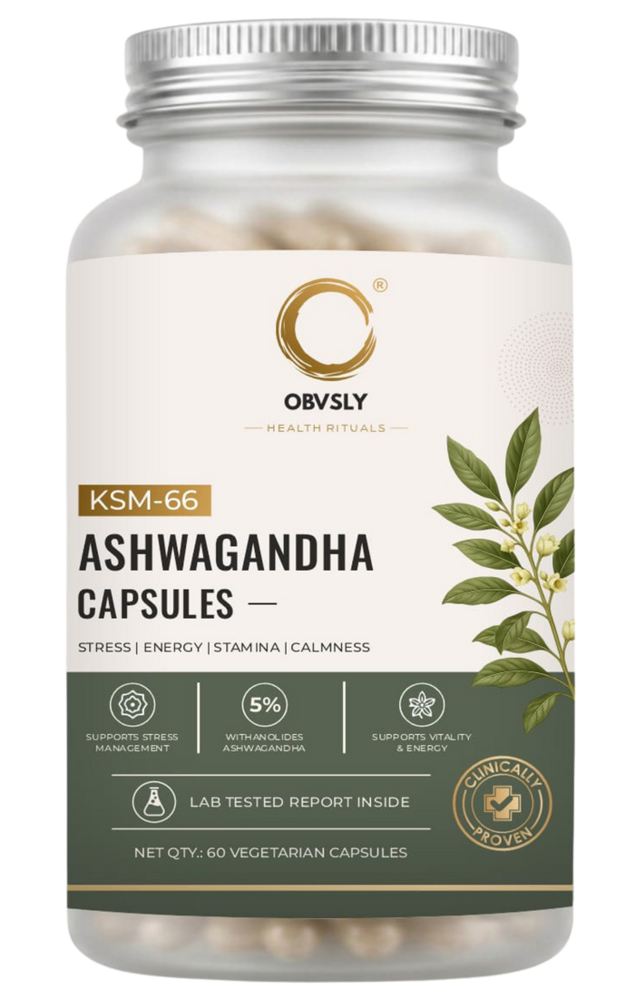 OBVSLY KSM-66 Ashwagandha Capsules